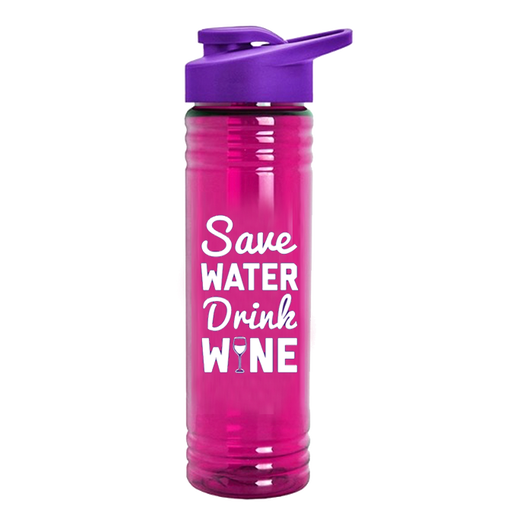 "Drink Wine" Water Bottle